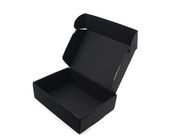 Складывая коробка доставки слоения Матт картонной коробки черная с напечатанным логотипом