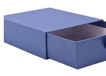 Голубое складное слоение Матт бумаги искусства подарочной коробки ящика хранения бумажной коробки